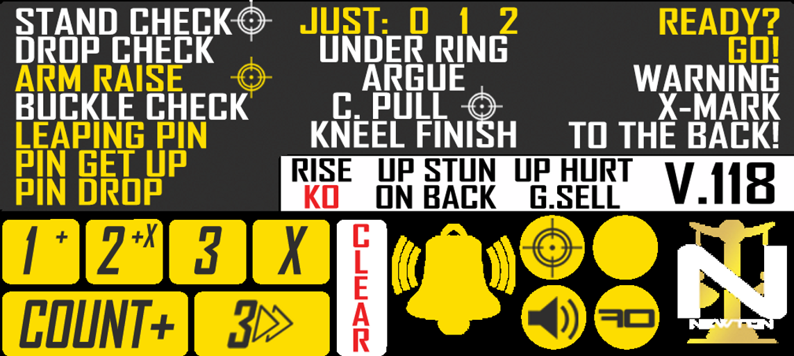 Wrestling referee HUD for Second Life