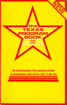 The Texas Program Book